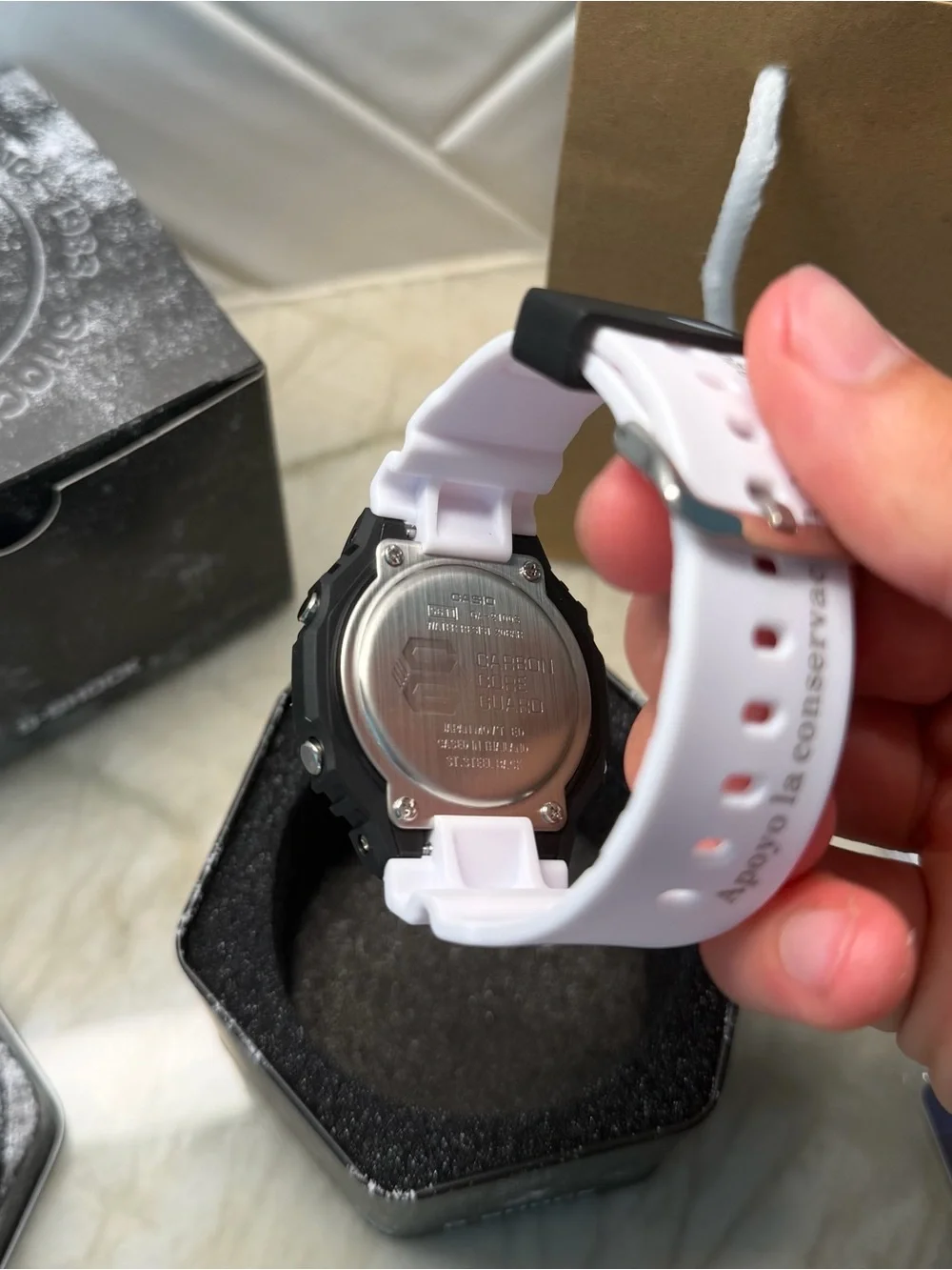 G-Shock Black and Light Blue Resin Sport Watch